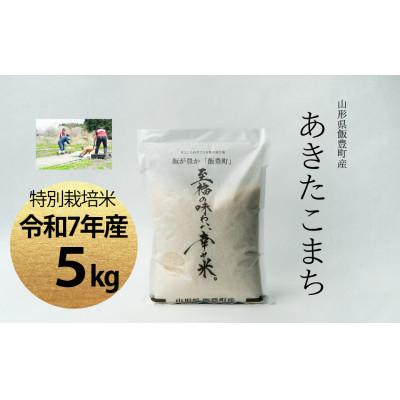 ふるさと納税 飯豊町 【令和7年産】至福の味わい、幸せ米。「あきたこまち」精米 5kg