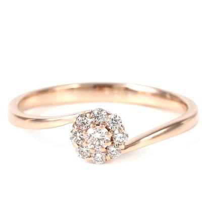 ふるさと納税 笛吹市 K18PG　ダイヤ0.18CT　リング R3715DI-R  #9 |  | 01