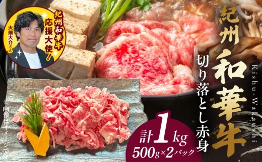 
                  紀州和華牛　切り落とし【赤身】1kg_BN6049
                