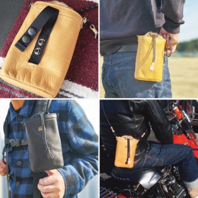 ラフテール【DEER TRAIL SMART POUCH】ライトキャメル　AC−DTSP−LCA【1618956】