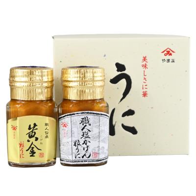ふるさと納税 下関市 粒うに 2本 セット 90g×2本 (職人塩かげんうに+黄金粒うに) FD01-NT |  | 01
