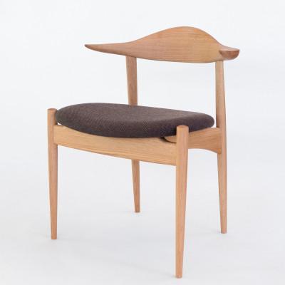 ふるさと納税 高山市 オークヴィレッジのSwallowセミアームチェア(ダークブラウン)　AH008