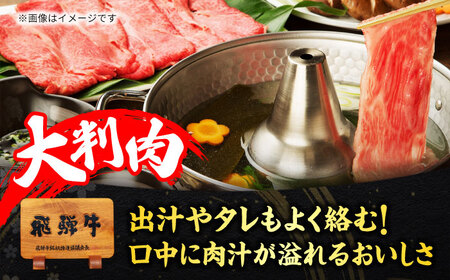 【3回定期便】飛騨牛 しゃぶしゃぶ用 400g（200g×2）総計1,200g【マルゴー】牛肉 高級 ブランド牛 [MBE067]