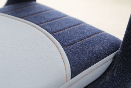 [知育にも役立つ] キッズ用チェアー (ネイビー) [0272]