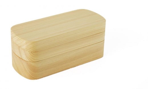 ◇紀州桧弁当箱 タイプ42 NAナノコート 弁当包みセット【オハナ】