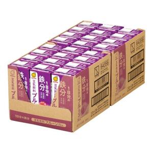 1日分の鉄分　豆乳飲料　プルーンmix　200ml　24本セット×2ケース【1543288】