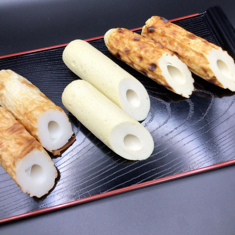 【ふるさと納税】とうふちくわ＆鯛ちくわ8本セット (蒸し3本＆焼き3本＆鯛2本)【かろや商店】(ふるさと物産館) | 鳥取 ちくわ 竹輪 豆腐 とうふ 惣菜 送料無料 鳥取県 鳥取市