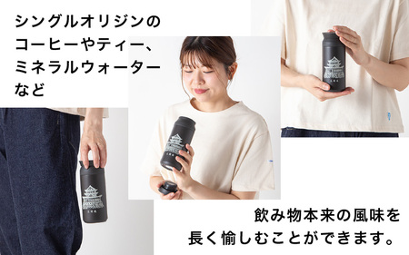 丸や × KINTO 丸岡城 TRAVEL TUMBLER 350ml (ブラック) 【トラベル タンブラー 保温 保冷 ふた付き 蓋付き マイタンブラー コーヒー おしゃれ オフィス キャンプ アウ