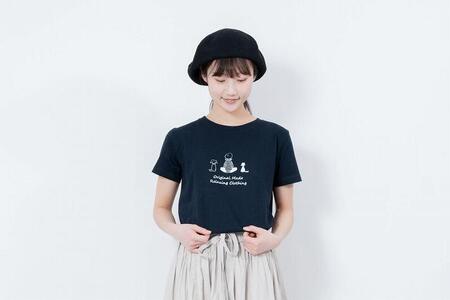 《0》【KEYMEMORY鎌倉】TIMEイラストTシャツNAVY