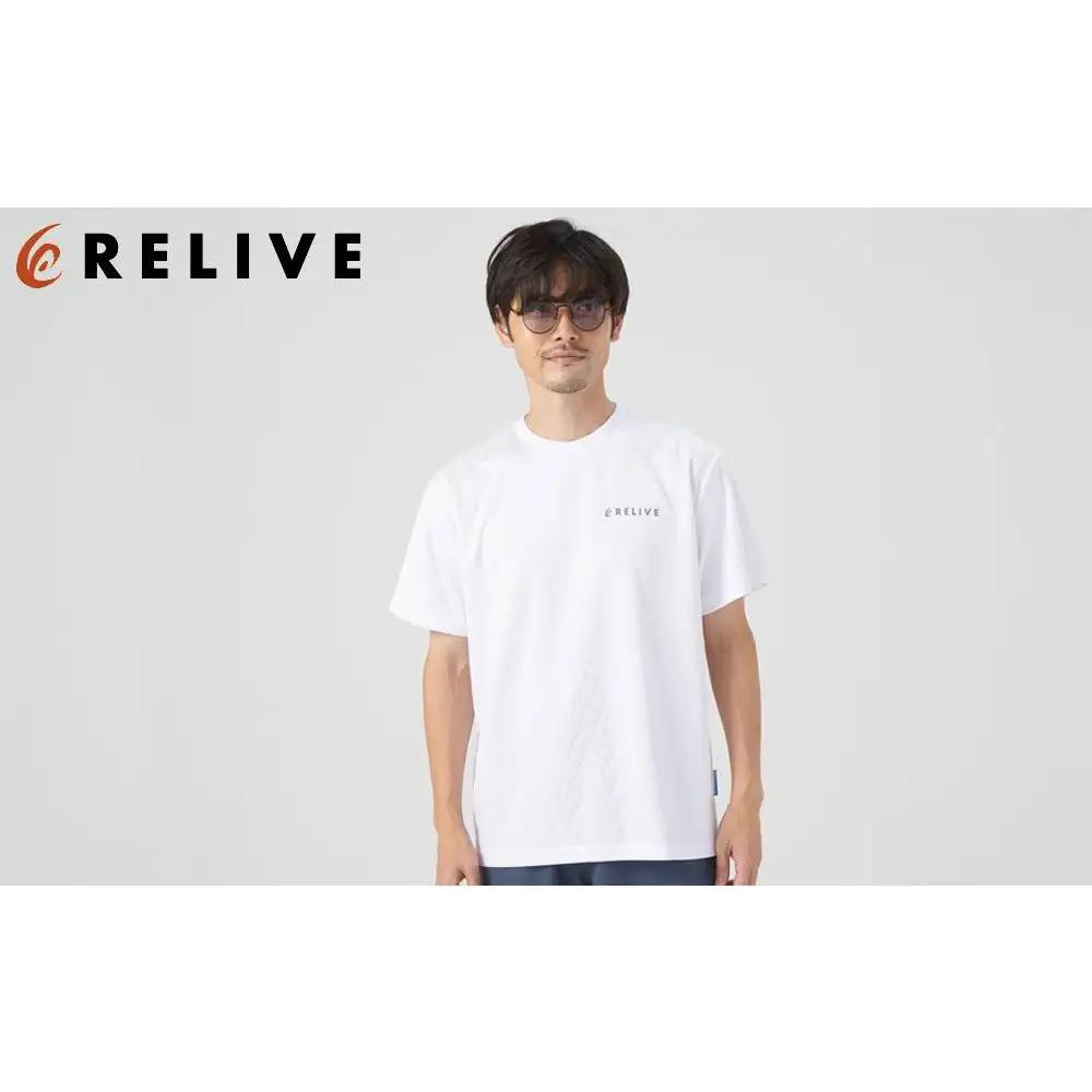 リライブスポーツ/半袖/ホワイト（LLサイズ）【ファッション 服 Tシャツ カットソー 衣料 トップス 人気 女 男 スポーツ ゴルフ ウェア アウトドア 仙台市 リラックス カジュアル シンプル トレンド 春 夏 秋 冬 メンズ レディース ユニセックス】