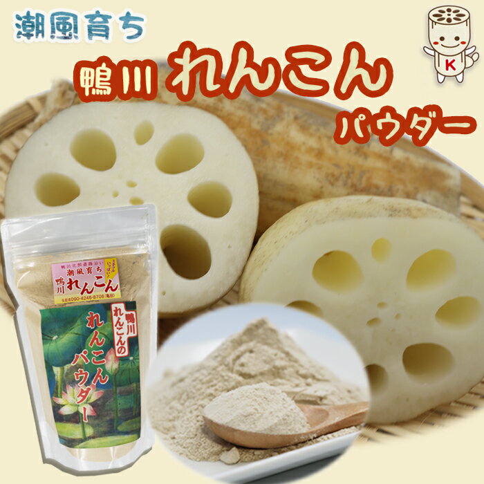【ふるさと納税】【鴨川れんこん100％】潮風育ちの『鴨川れんこんパウダー』180g×1袋 [0006-0017]
