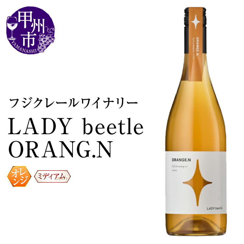 【ふるさと納税】 ワイン オレンジ 750ml 1本 ミディアム レディビートルオレンジエヌ 甲州 フジクレールワイナリー オレンジワイン パーティー 母の日 父の日 記念日 ギフト 山梨県 甲州市 (RC)【B11-643】