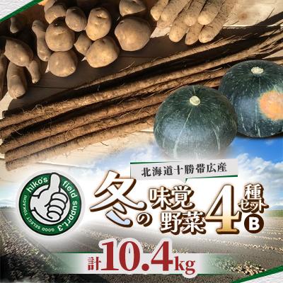 ふるさと納税 帯広市 冬の味覚 野菜4種セット B 計10.4kg 北海道十勝帯広産