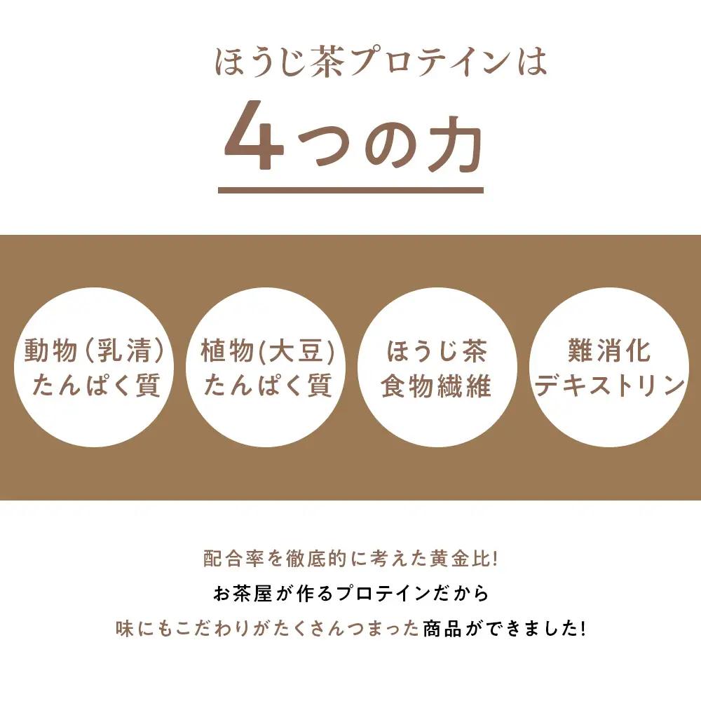 滋賀県産【お茶屋がつくる ほうじ茶プロテイン】 300g (お試し用) シェイカーなし (177362-40039863)