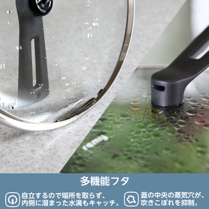 RHF-960 レミパンプラス(ホワイト) こそげるヘラセット