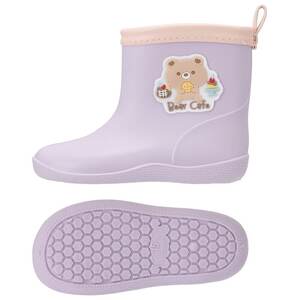 ワッペン付レインブーツ　Ｂｅａｒ　Ｃａｆｅ　15cm　672095　5-103