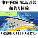 【ふるさと納税】瀬戸内海 家島近郊船釣り体験(遊漁船で1日10名まで)　 体験チケット 釣り 遊漁船 家島 無人島 クルージング