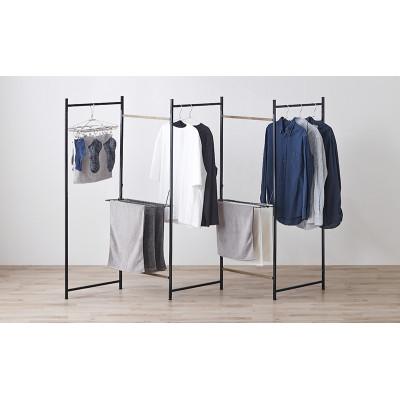 ふるさと納税 大河原町 物干し 室内 折りたたみ 洗濯物干し ブラック アイリスオーヤマ[53752363] |  | 02