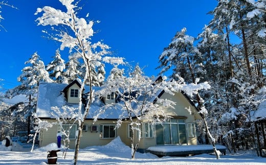 【ふるさと納税】 流星花園 本館/Villa共通　宿泊補助券　選べる（8万円・14万円）　長野県白馬村　宿泊券　チケット　コテージ　家族旅行　カップル　高原リゾート　避暑地　スキー　スノーボード