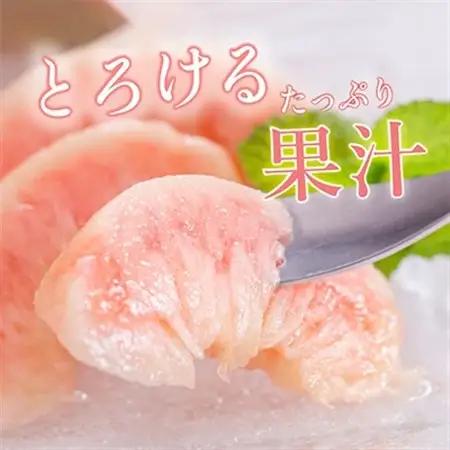 先行受付!　桃(特秀品)食べきりやすい3個入り【配送不可地域：離島】【1525342】