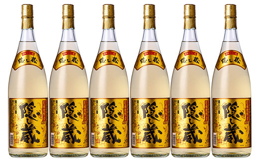 本格麦焼酎！隠し蔵 (1800ml×6本) 鹿児島 鹿児島特産 酒 焼酎 麦焼酎 貯蔵 白麹 麦 大麦 飲み比べ 炭酸割り ハイボール 常温【林酒店】【E-143H】