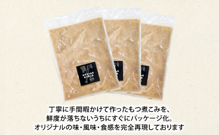 かずちゃんのもつ煮こみ【700g×3袋】惣菜 千葉県 千葉市 お取り寄せグルメ 球場グルメ 球場名物 おかず おつまみ 酒の肴 国産 豚肉 ホルモン もつ 本格的 簡単調理 濃厚 時短 手軽 冷蔵 人