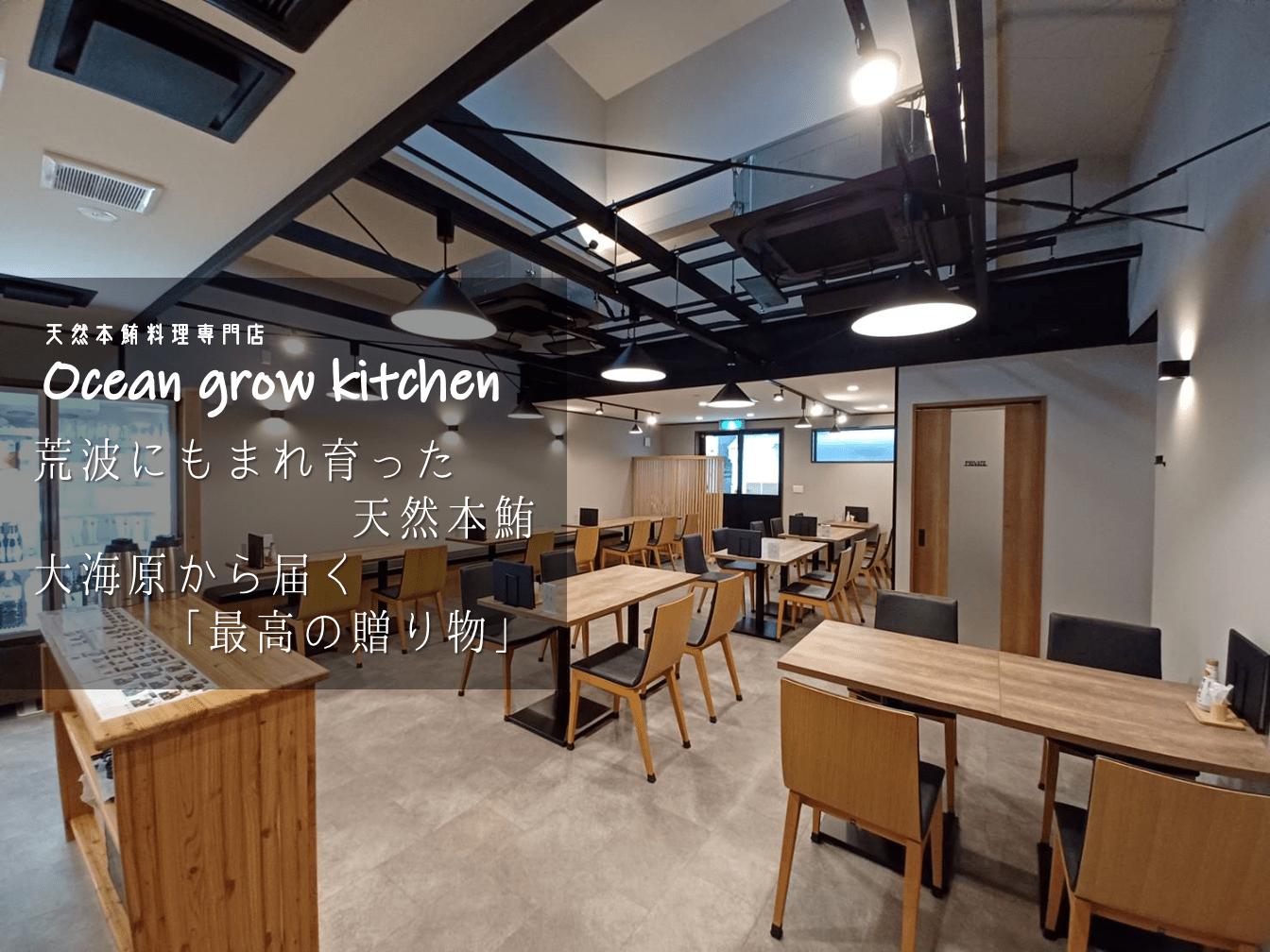 oceangrow kitchen お食事券（天然本鮪オーシャン極み丼）2名様分　M007-016-02