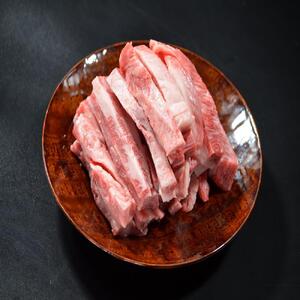 鳥取和牛中落ちカルビ焼肉 450g   1484|和牛