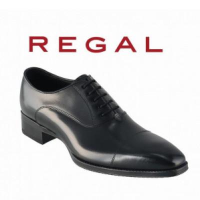 ふるさと納税 奥州市 REGAL革靴 ストレートチップ 21EL ブラック＜奥州市モデル＞ 26.0cm [AM015]