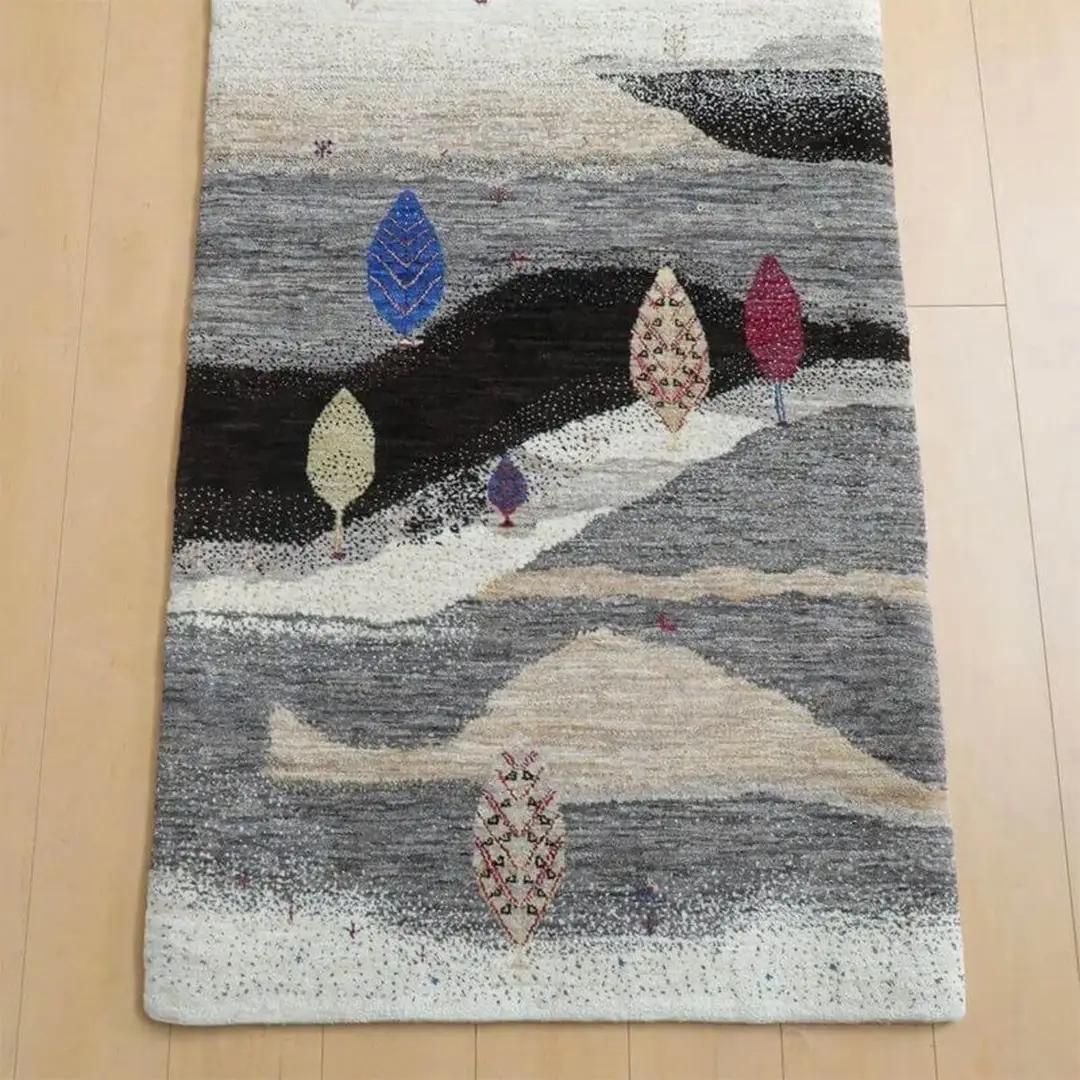  【限定1品】ギャッベ ルリバフ 207×82cm