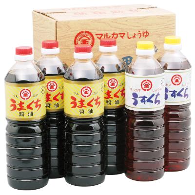 ふるさと納税 相良村 熊本県相良村　うまくち醤油1.0L×4本、うすくち醤油1.0L×2本