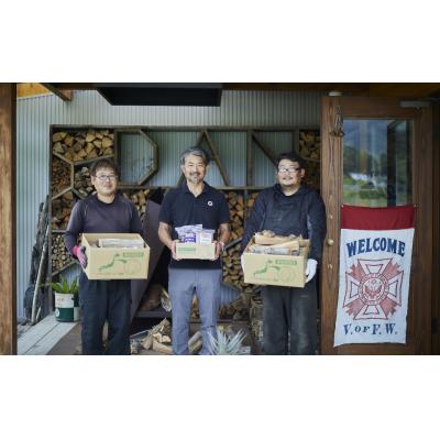 ふるさと納税 陸前高田市 【牡蠣の養殖棚を使用】気仙杉の乾燥薪 3kg〈目安 : 10〜15本〉 |  | 03