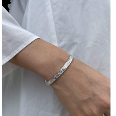 ふるさと納税 藤沢市 Moon Surface Bangle メンズLサイズ　 |  | 03