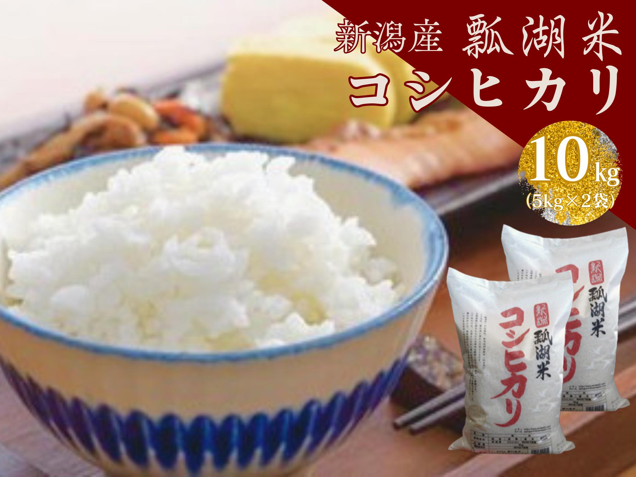 
                  【令和7年産】新潟産 コシヒカリ 「瓢湖米」 10kg 米 こめ コメ 精米 白米 新潟県 阿賀野市 1N15022
                