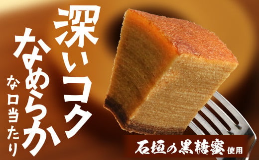 石垣島 やし屋手作り 黒糖バウムクーヘン　直径15cm以上×2箱【 沖縄県 石垣市 石垣島 菓子 バウムクーヘン さとうきび 黒糖 】YA-1