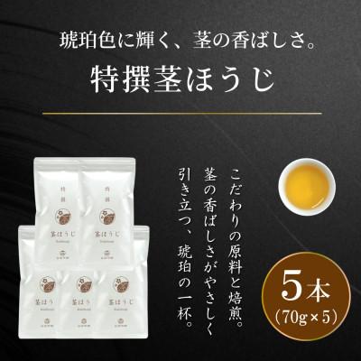 ふるさと納税 日向市 「特撰茎ほうじ」70g×5本
