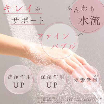 ふるさと納税 岐阜市 ピュアラスファイン【浄水機能付】カートリッジ2本セット　ファインバブルシャワーヘッド　洗浄&保湿作用 |  | 01