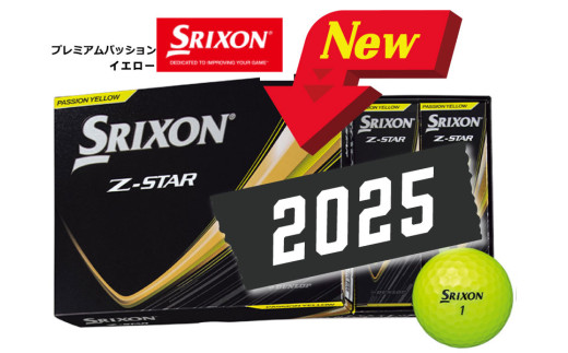 スリクソン Z-STAR9 ゴルフボール イエロー 1ダース 12球 兵庫県丹波市 ふるさと納税