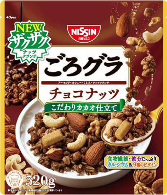 
            日清シスコ　ごろグラ　チョコナッツ　320ｇ×6袋
          