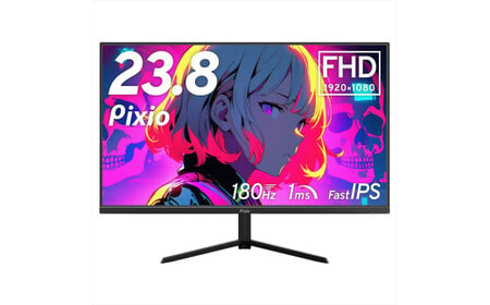 Pixio ゲーミングモニター 23.8インチ FHD 180Hz Fast IPS ブラック/黒 PX248PPBK | モニター モニター モニター モニター モニター