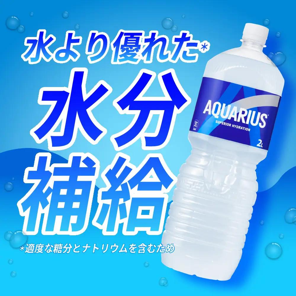 アクエリアス 2000ml PET×12本 ペットボトル 2l  アクエリ