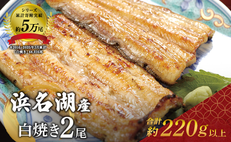 国産うなぎ 浜名湖産 白焼き 2尾 (110g×2本入) 山椒 たれ セット 詰め合わせ 海老仙 国産ウナギ 国産 ウナギ 鰻 白焼き 白焼きうなぎ 小分け おすすめ 贈答用 土用の丑の日 静岡 静岡県 浜松市 【配送不可：離島】