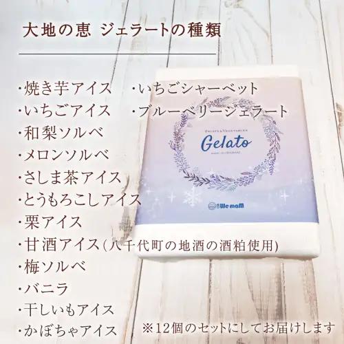 ジェラート 12個セット 食べ比べ 大地の恵み ジェラート