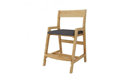 【開梱設置】高野木工 セレスト チェア ホワイトオーク 生地：CHART7 マットブラック【10年保証】