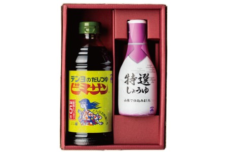 調味料 テンヨ お試し 2種セット 特選しょうゆ & だしつゆビミサン 詰め合わせ TP-10B / 武田食品 / 山梨県 中央市 [21470489]