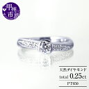 【ふるさと納税】 指輪 ジュエリー pt950 天然 ホワイト 0.25ct 大粒 一粒 プラチナ ウェーブ リング エンゲージ 婚約 指輪 レディース SIクラス ダイヤモンド 0.25カラット 天然 プラチナ950 ブライダル 品質保証書付 Genevieveジュヌヴィエーヴ r-185 (KRP) 【M97-1410】