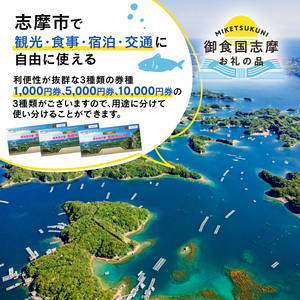 御食国志摩満喫旅行券 / 3,000円分 旅行クーポン 旅行券 志摩 旅行券 伊勢志摩 三重県 志摩観光 観光 宿泊 体験 〔010-102〕