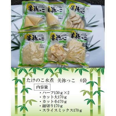 ふるさと納税 美祢市 たけのこの水煮　美祢っこ 　6種詰め合わせ |  | 01