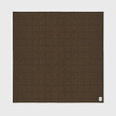 【ふるさと納税】ウールラグ/Fisherman's Court KHAKIBROWN 200×200cm【1500409】