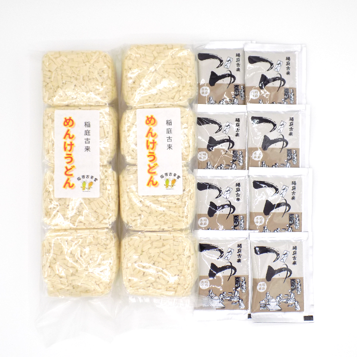 稲庭古来めんけうどん 640gつゆ付【稲庭古来堂】[K1401]